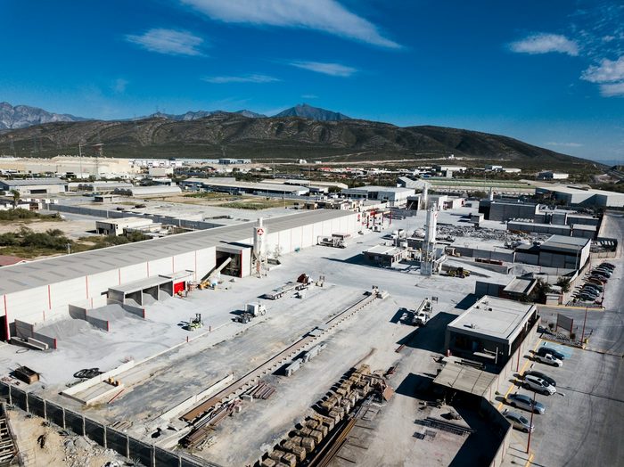 Building materials production plant